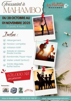 Toussaint 2025 à Mahambo La Pirogue Toussaint 2025 à Mahambo La Pirogue